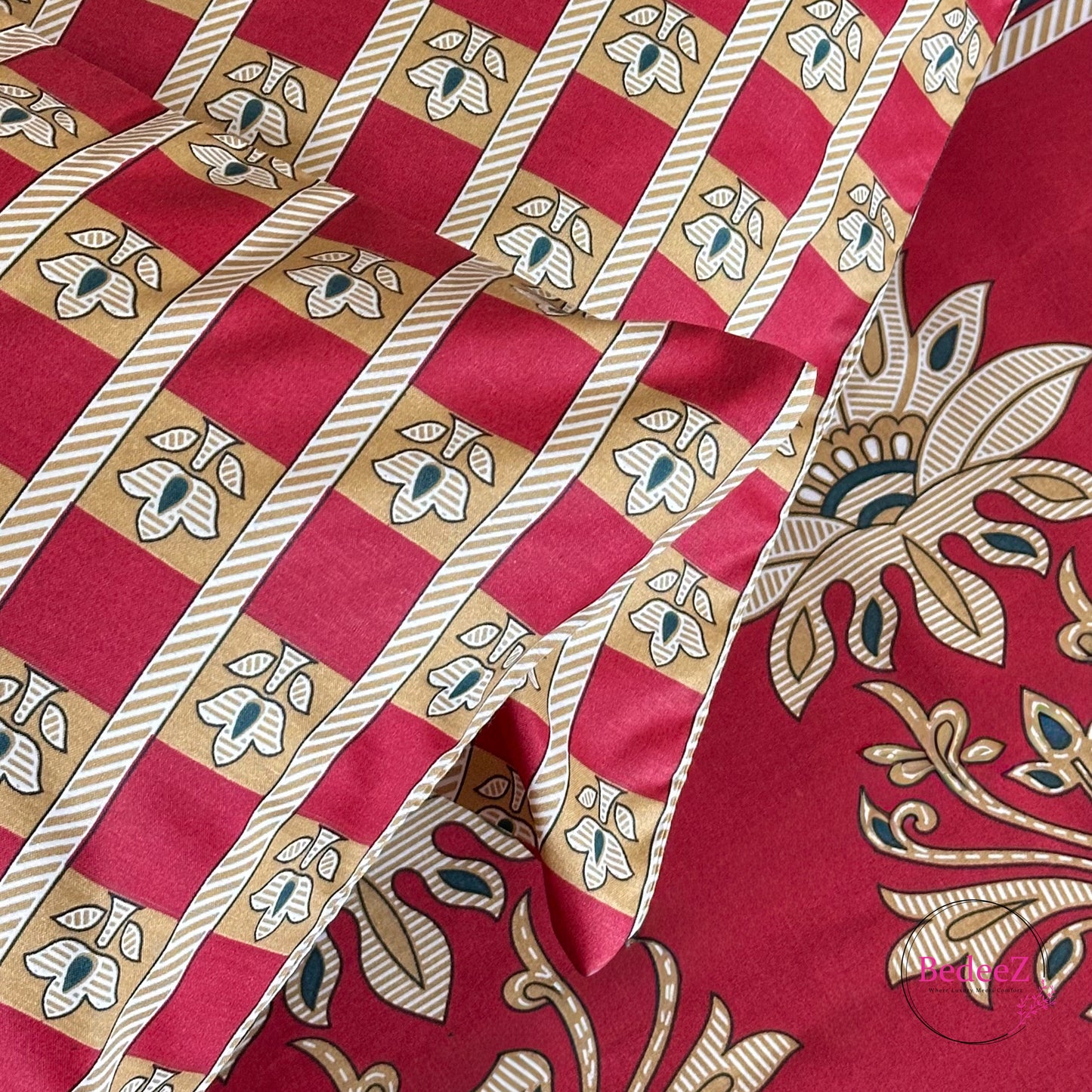 Marigold Cotton Double Bed Bedsheet