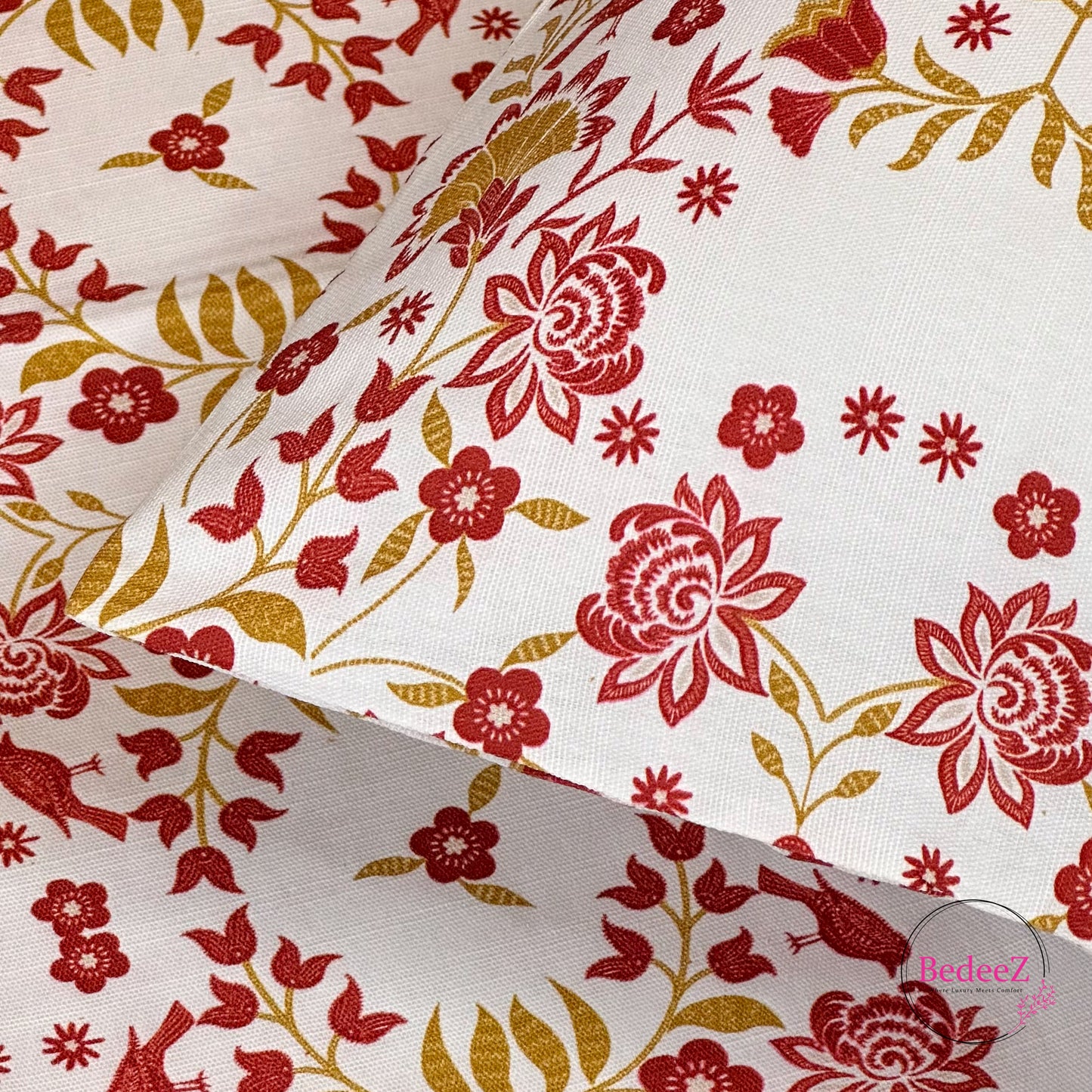 Autumn Folk-Flora Single-Bed Bedsheet
