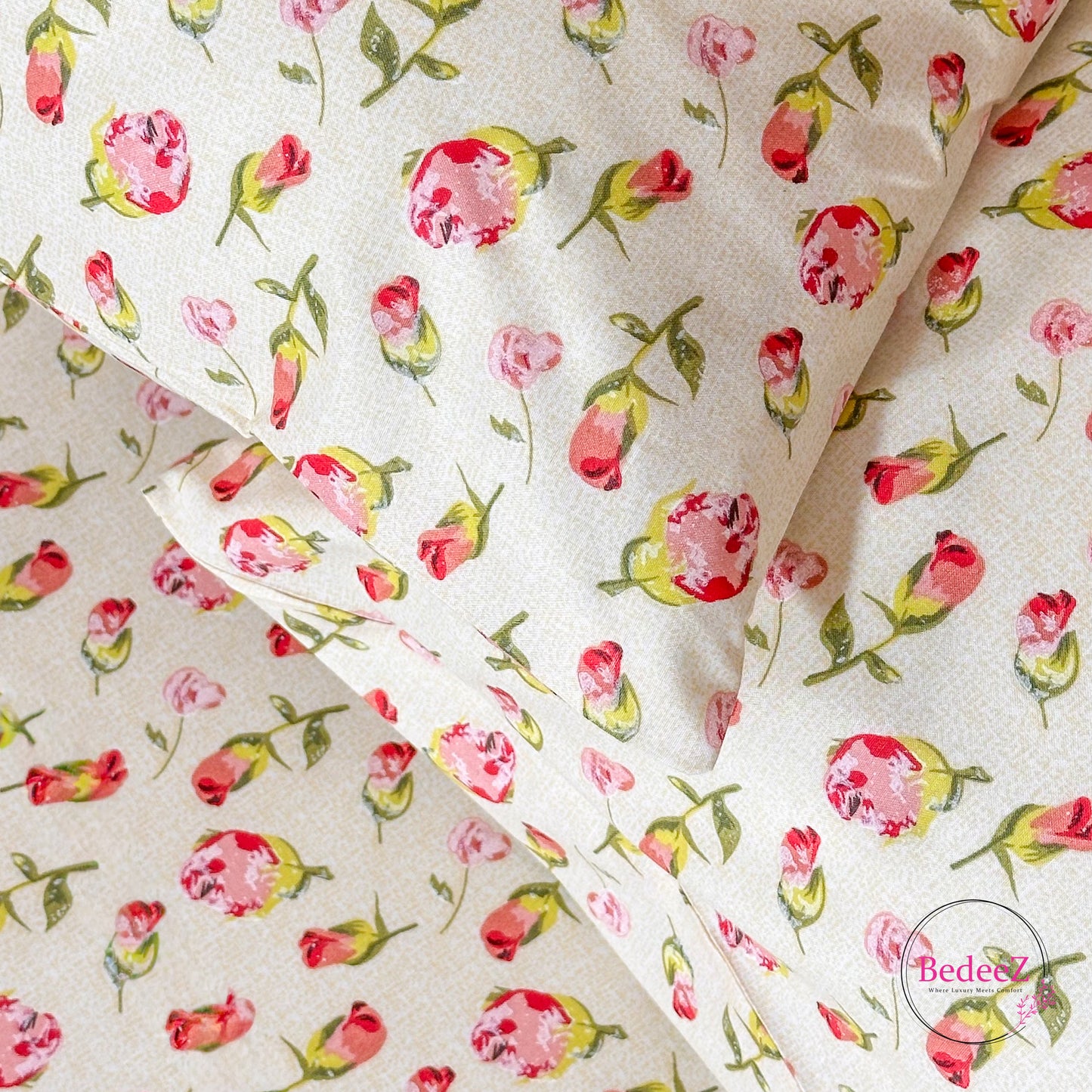 Midnight Marigold Cotton Double Bed Bedsheet